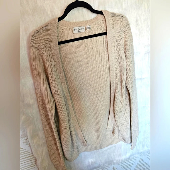 J.J. Denmark Classic Openknit Cream Cardigan - Picture 2 of 6